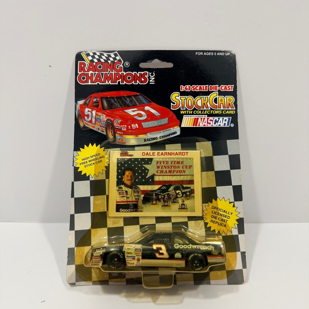 Racing Champions Stock Car Unisex OS Black New Dale Earnhardt #3 NASCAR 1:64